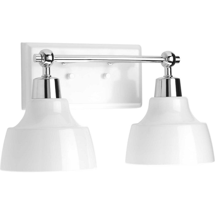 Progress Lighting P300040-015 Two Light Bath, Polished Chrome
