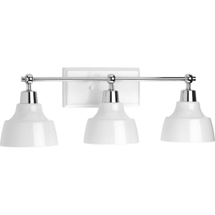 Progress Lighting P300041-015 Three Light Bath, Polished Chrome