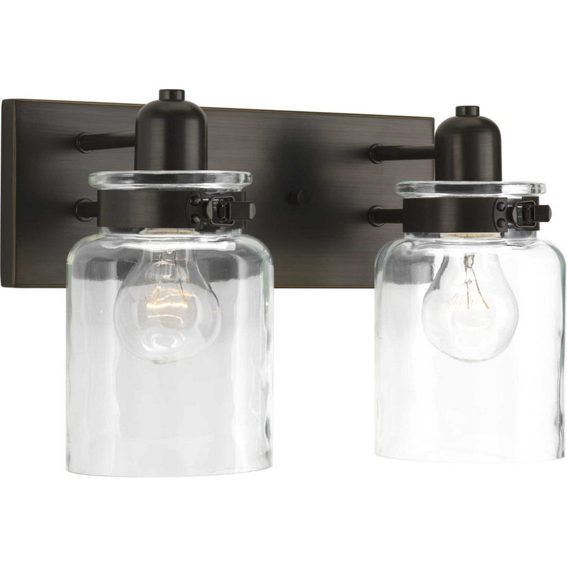 Progress Lighting P300046-020 Two Light Bath, Antique Bronze