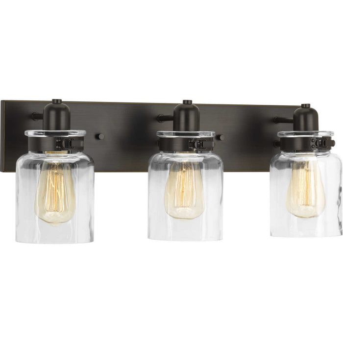 Progress Lighting P300047-020 Three Light Bath, Antique Bronze
