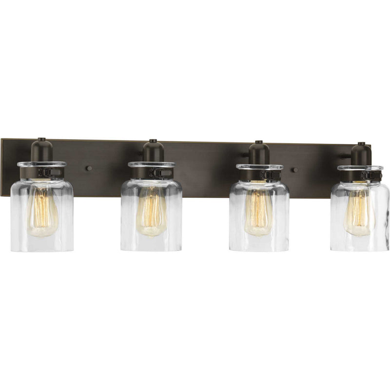 Progress Lighting P300048-020 Four Light Bath, Antique Bronze