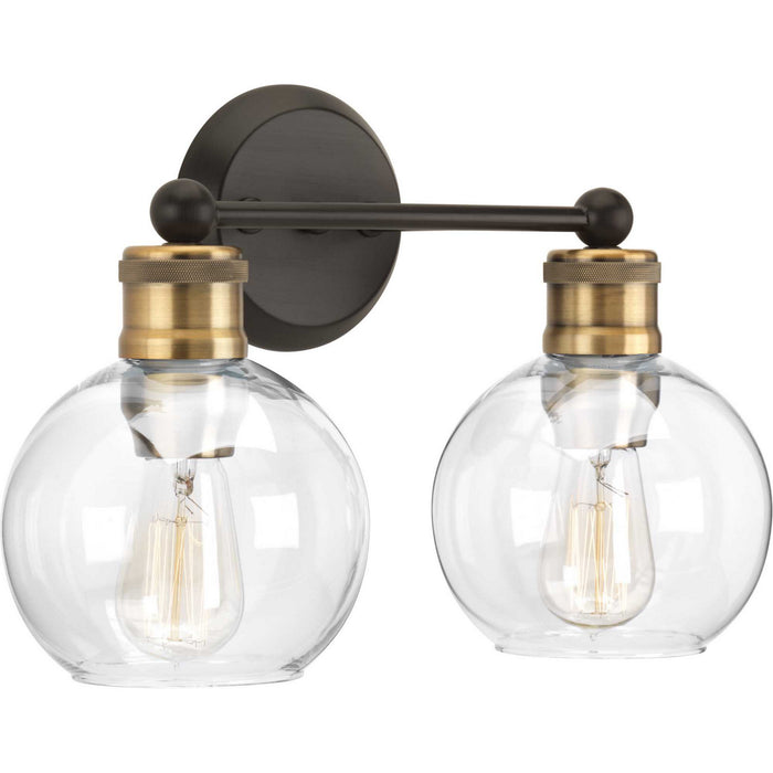 Progress Lighting P300050-020 Two Light Bath, Antique Bronze