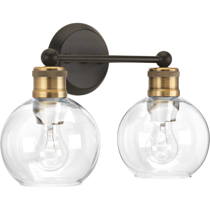 Progress Lighting P300050-020 Two Light Bath, Antique Bronze