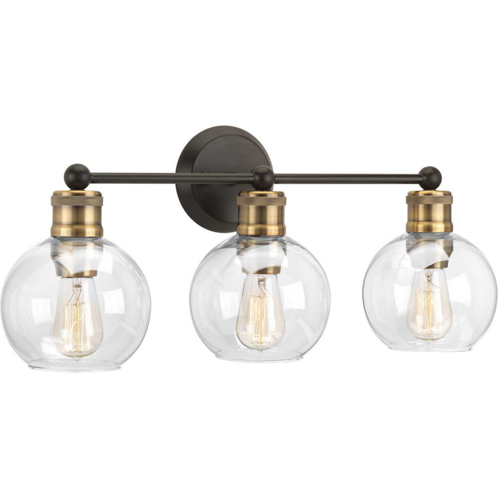 Progress Lighting P300051-020 Three Light Bath, Antique Bronze