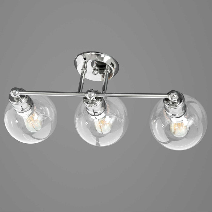 Progress Lighting P300051-104 Three Light Bath, Polished Nickel