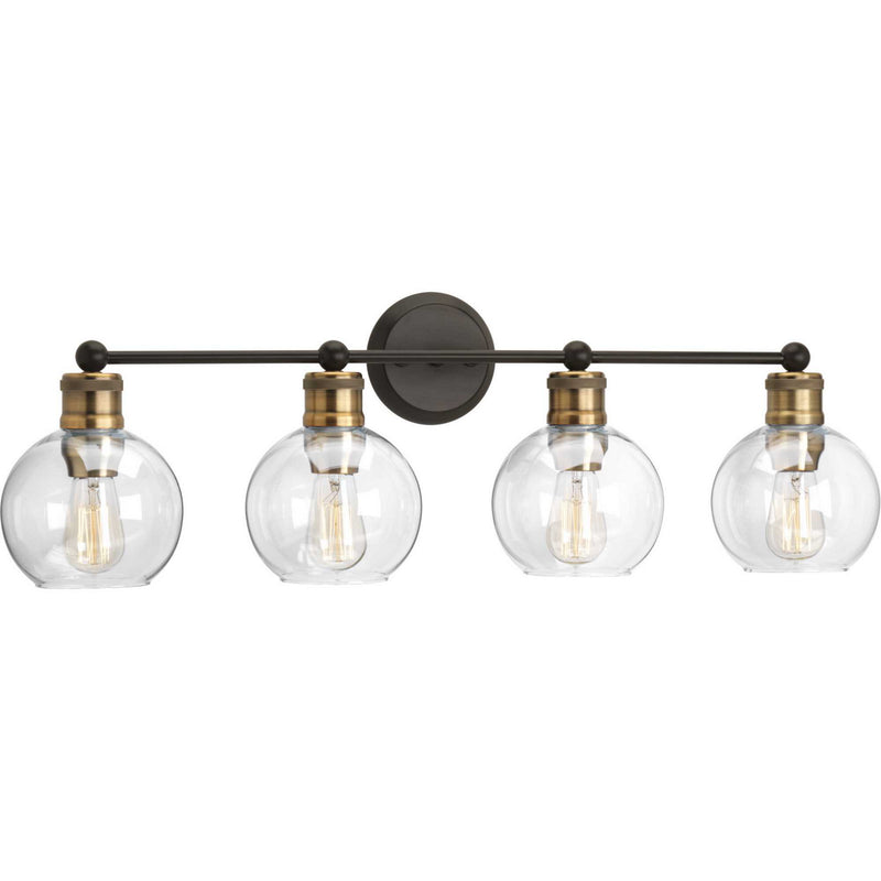 Progress Lighting P300052-020 Four Light Bath, Antique Bronze
