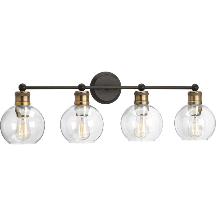Progress Lighting P300052-020 Four Light Bath, Antique Bronze