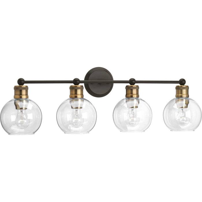 Progress Lighting P300052-020 Four Light Bath, Antique Bronze