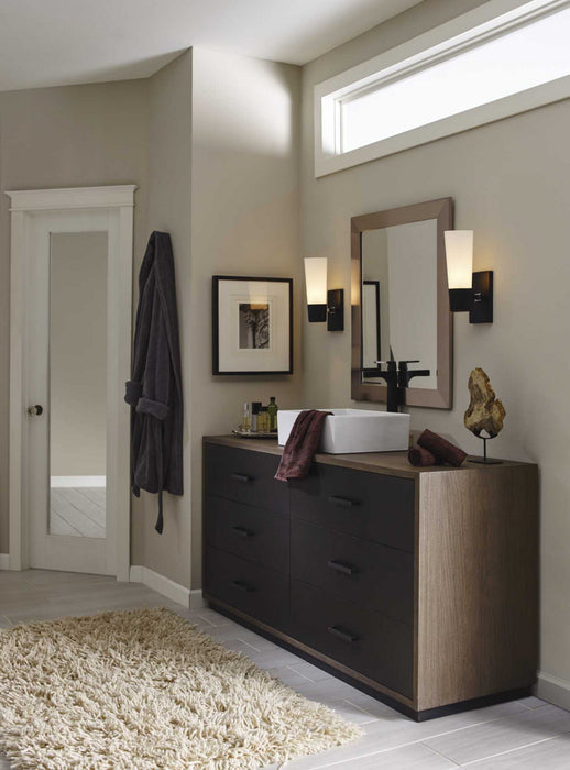 Progress Lighting P300061-031 One Light Bath, Black