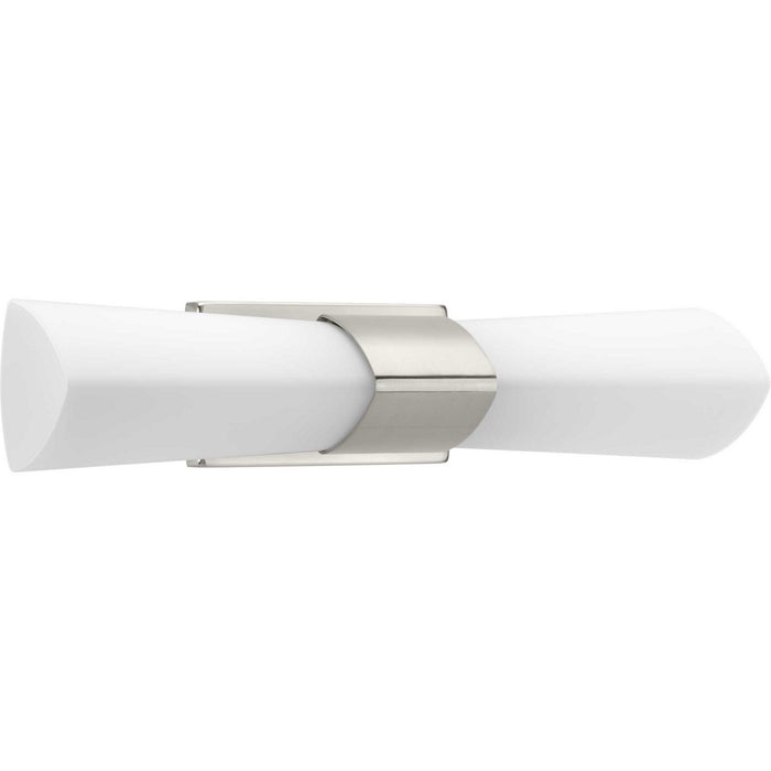 Progress Lighting P300062-009 Two Light Bath, Brushed Nickel