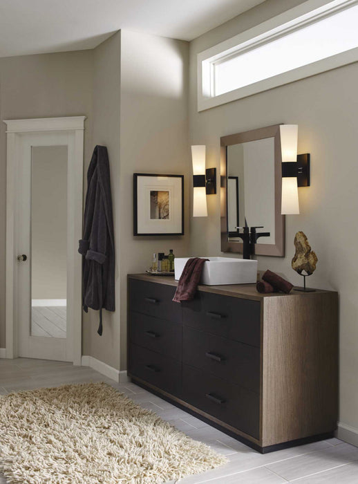 Progress Lighting P300062-031 Two Light Bath, Black