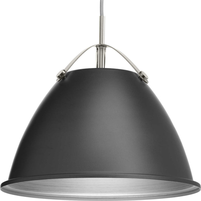 Progress Lighting P500052-143 One Light Pendant, Graphite