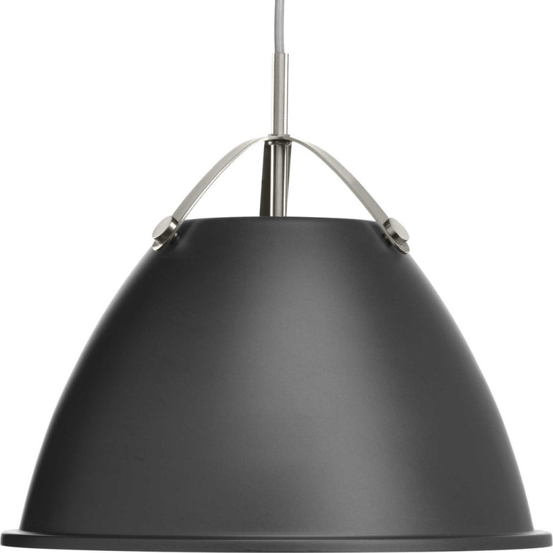 Progress Lighting P500052-143 One Light Pendant, Graphite