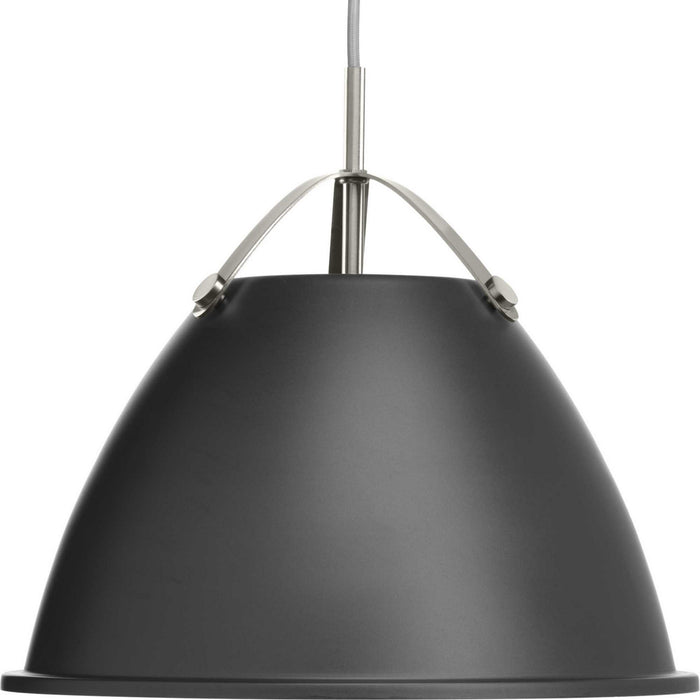 Progress Lighting P500052-143 One Light Pendant, Graphite