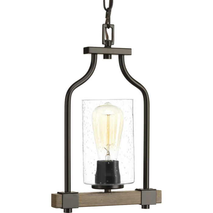 Progress Lighting P500056-020 One Light Mini Pendant, Antique Bronze
