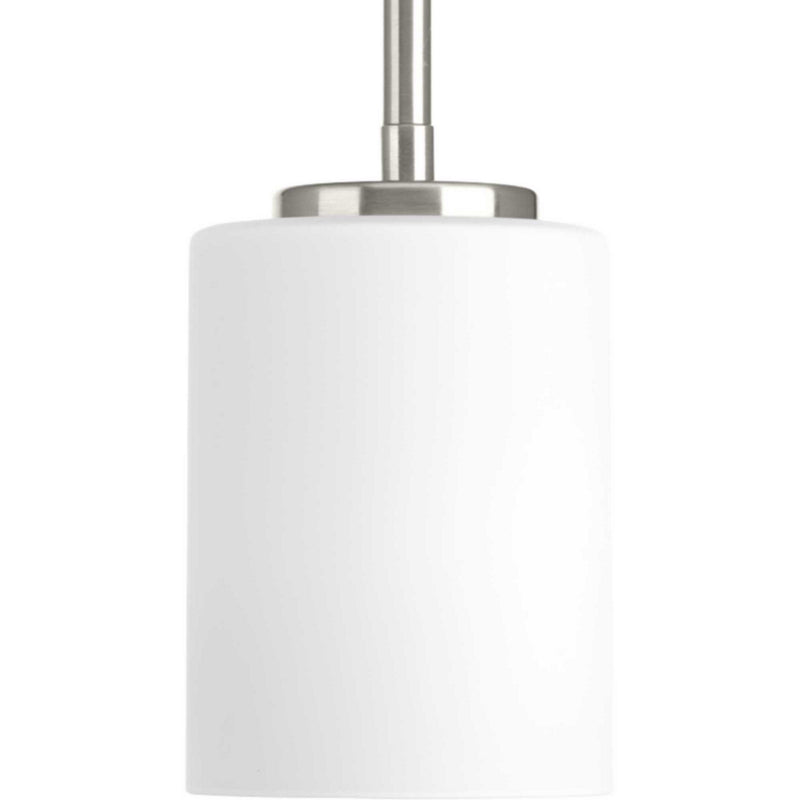 Progress Lighting P5170-09 One Light Mini Pendant, Brushed Nickel