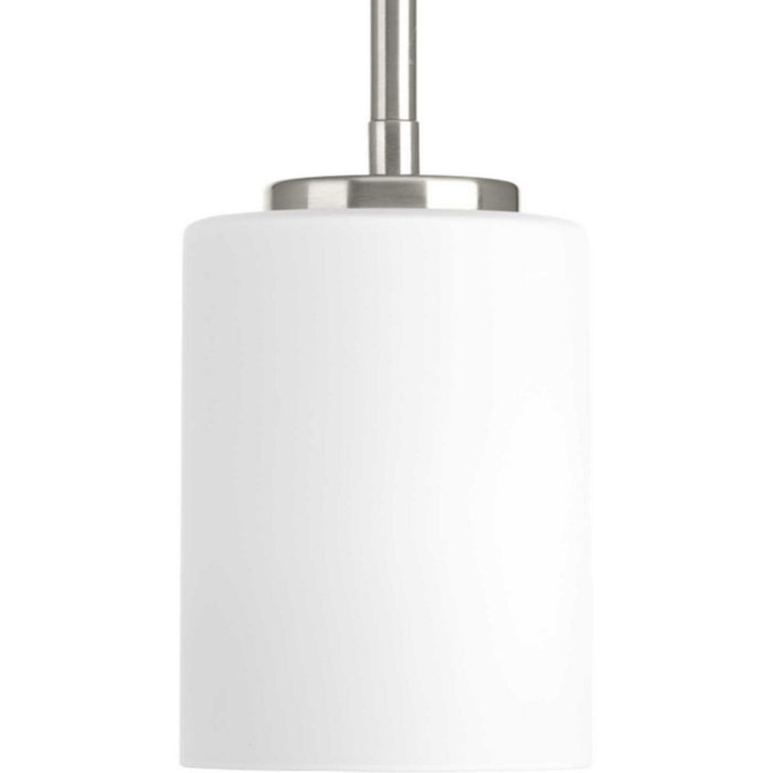Progress Lighting P5170-09 One Light Mini Pendant, Brushed Nickel