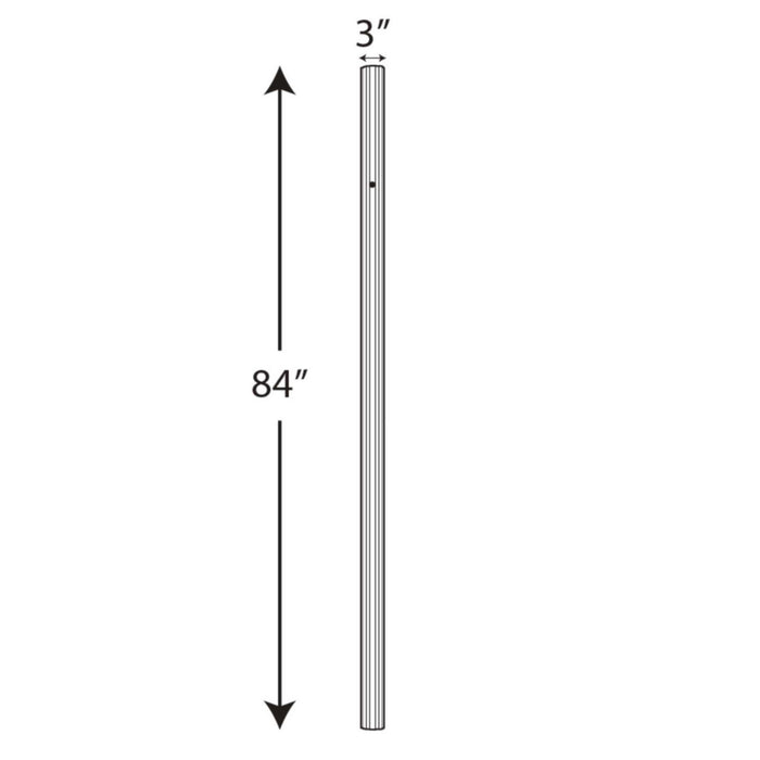 Progress Lighting P540005-031 Outdoor Post, Black