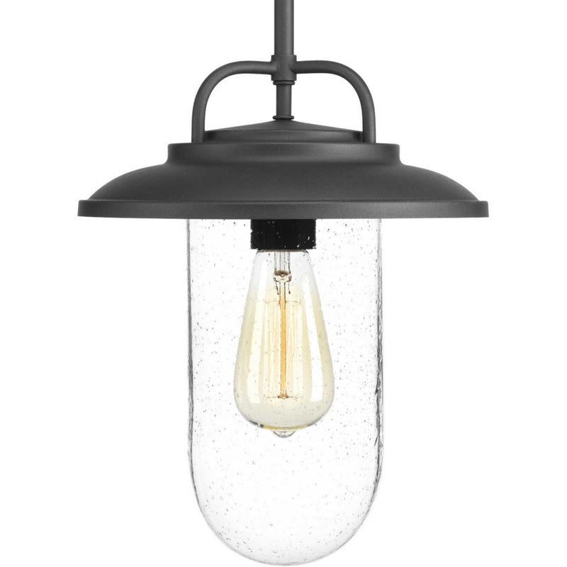 Progress Lighting P550019-031 One Light Hanging Lantern, Black
