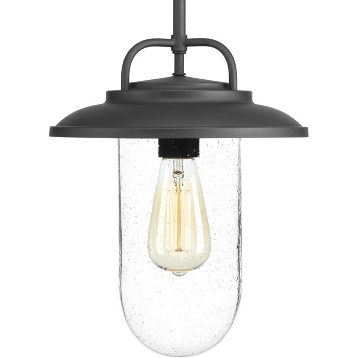 Progress Lighting P550019-031 One Light Hanging Lantern, Black