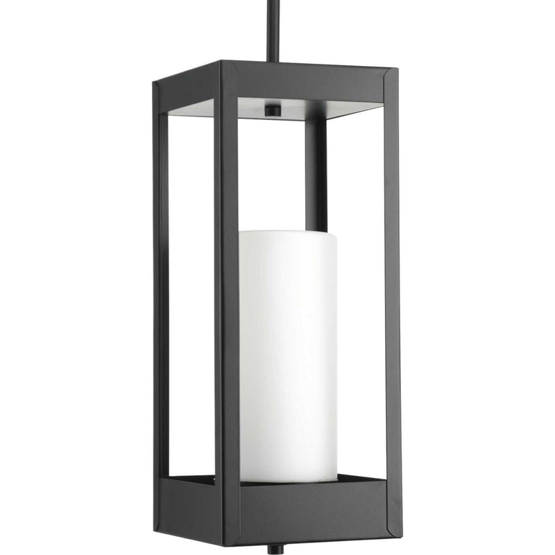 Progress Lighting P550024-031 One Light Hanging Lantern, Black