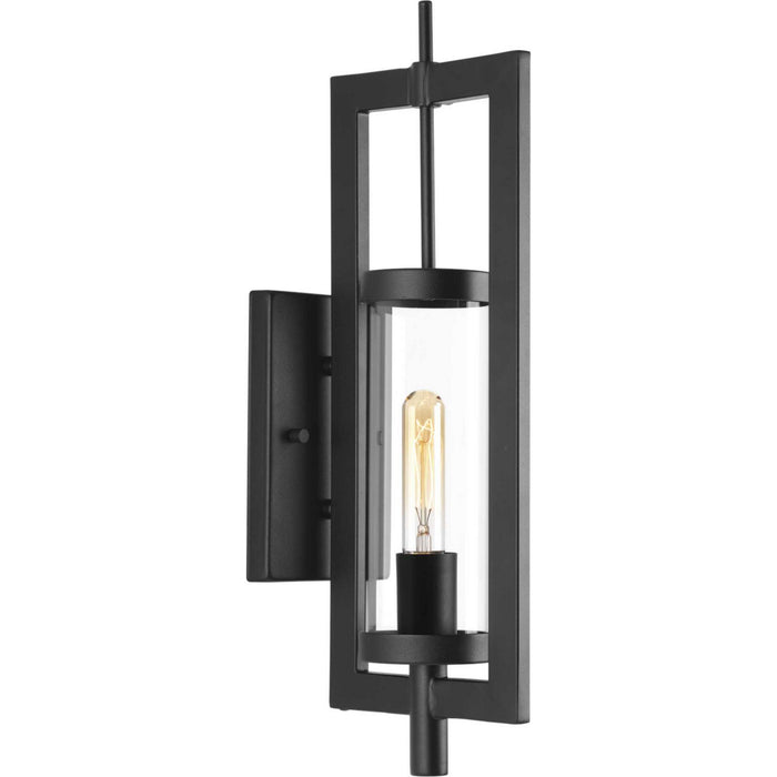Progress Lighting P560035-031 One Light Wall Lantern, Black