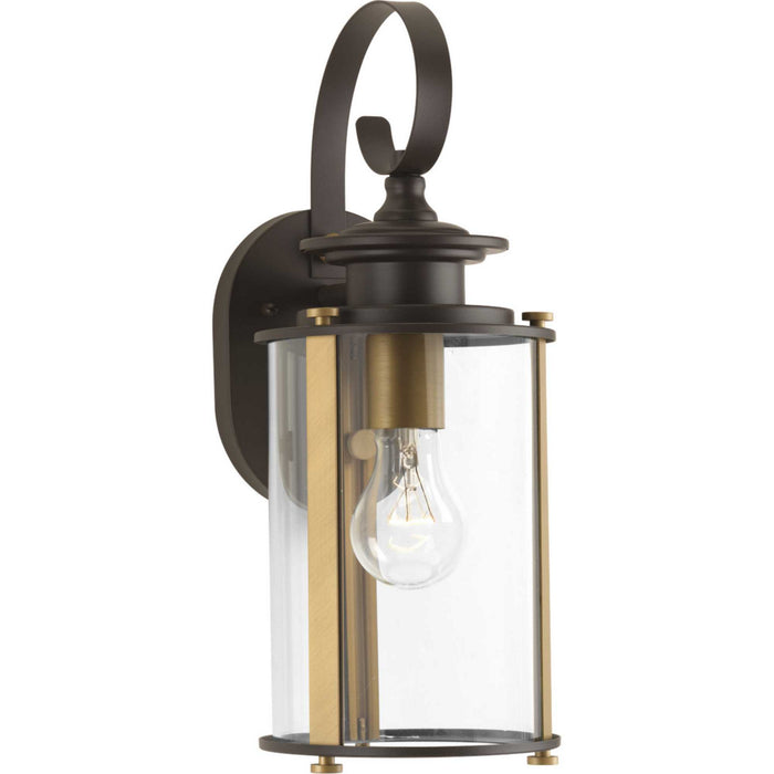 Progress Lighting P560036-020 One Light Wall Lantern, Antique Bronze