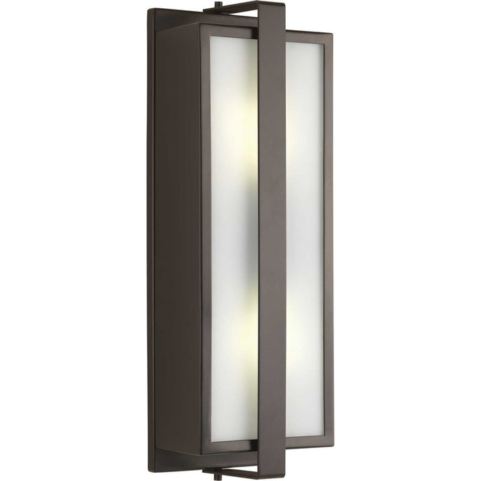 Progress Lighting P560046-129 Two Light Wall Lantern, Architectural Bronze