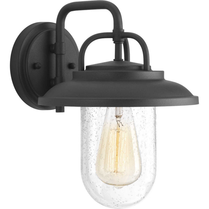 Progress Lighting P560049-031 One Light Wall Lantern, Black