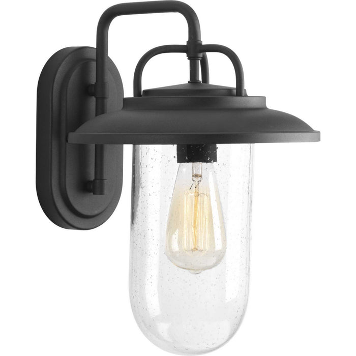 Progress Lighting P560050-031 One Light Wall Lantern, Black