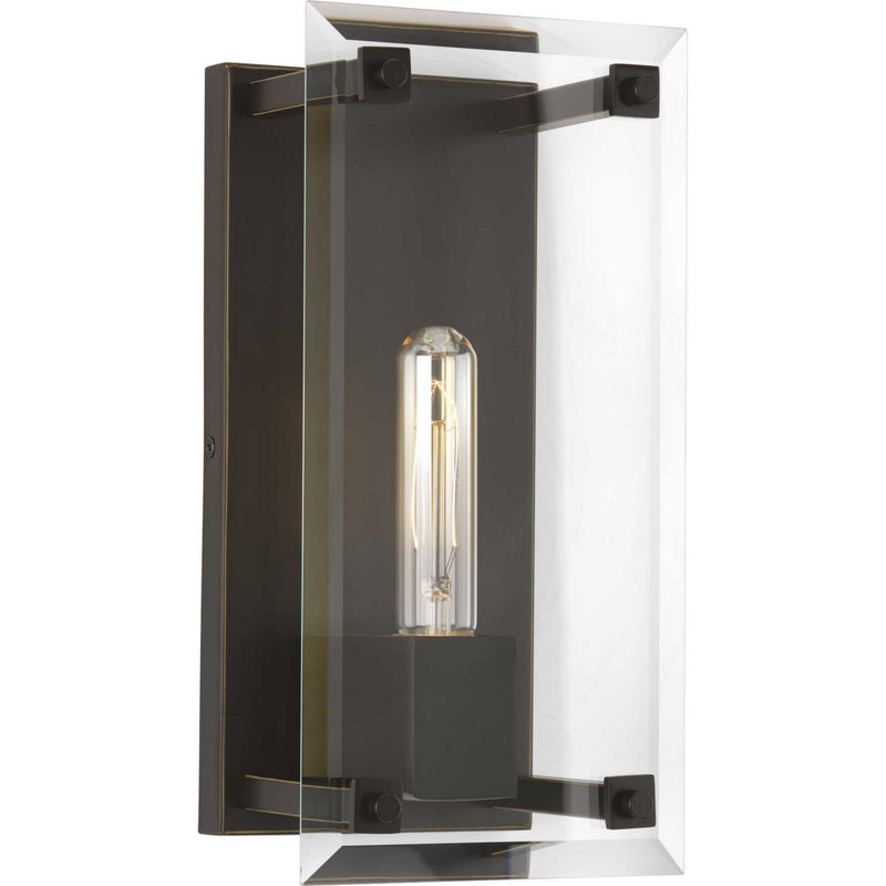 Progress Lighting P710017-020 One Light Wall Sconce, Antique Bronze