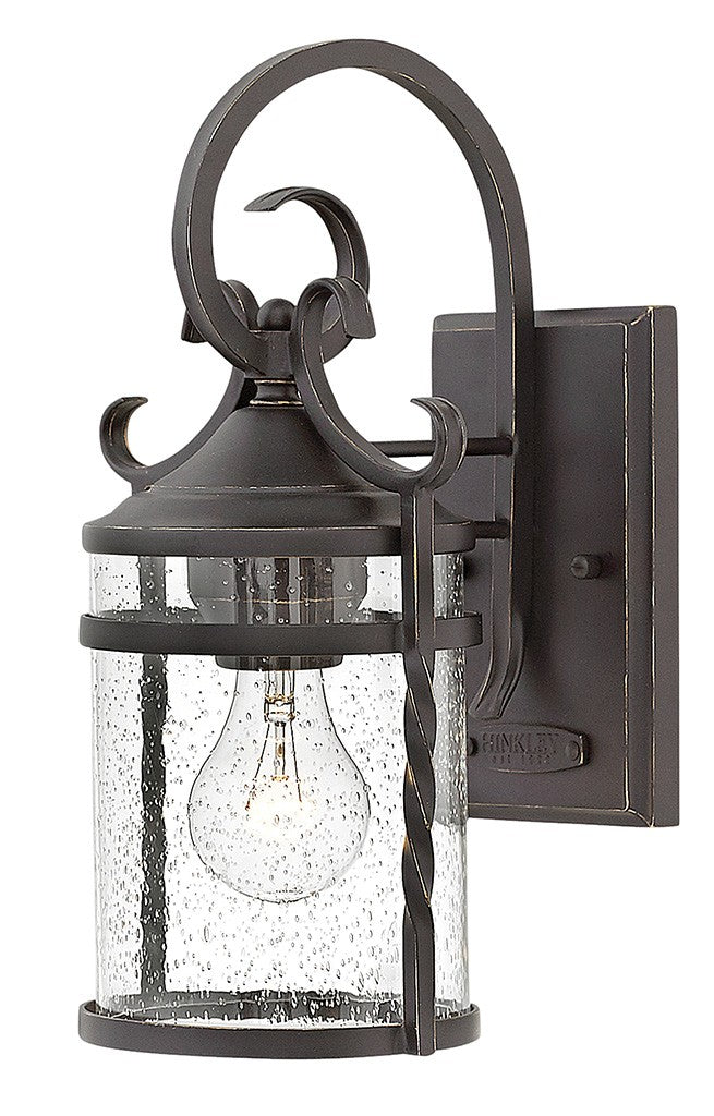 Hinkley 1140OL-CL LED Wall Mount, Olde Black