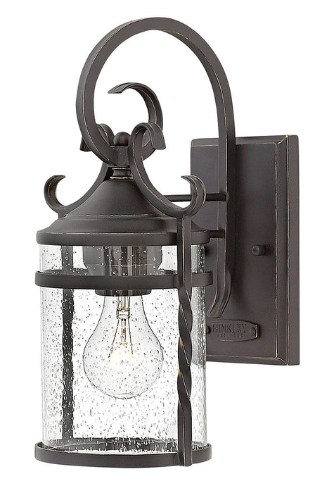 Hinkley 1140OL-CL LED Wall Mount, Olde Black