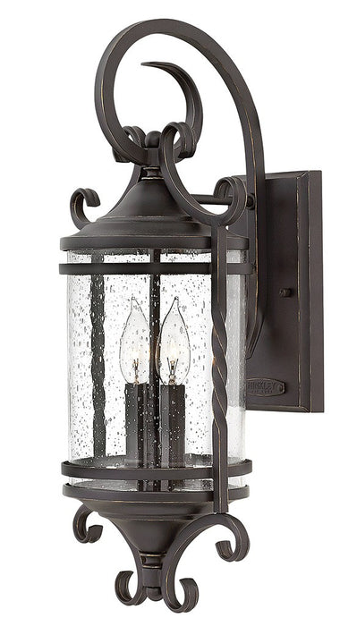 Hinkley 1143OL-CL LED Wall Mount, Olde Black