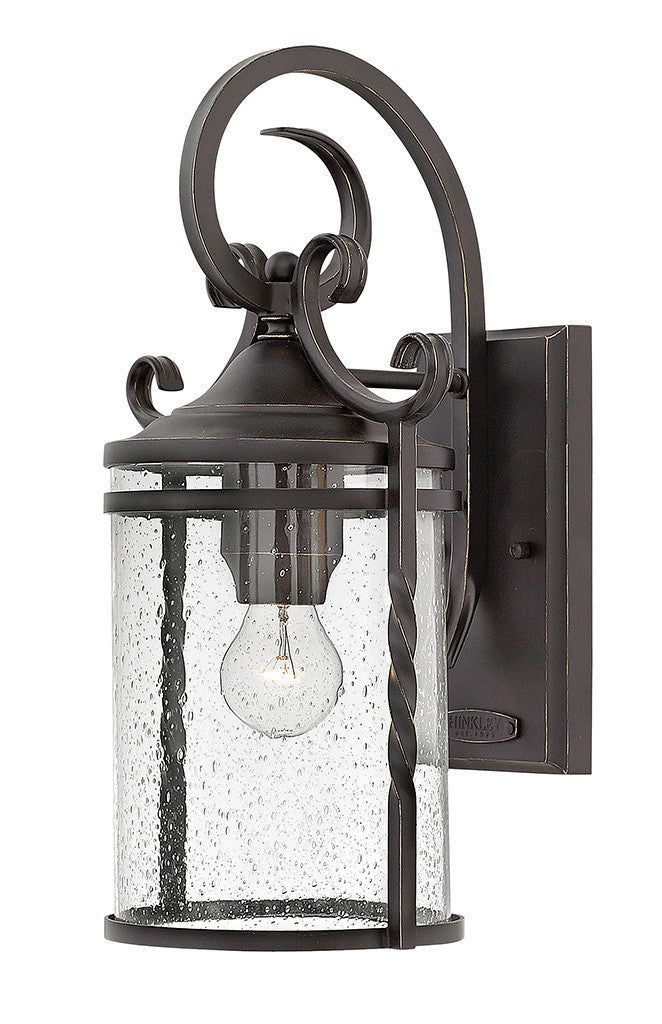 Hinkley 1144OL-CL LED Wall Mount, Olde Black
