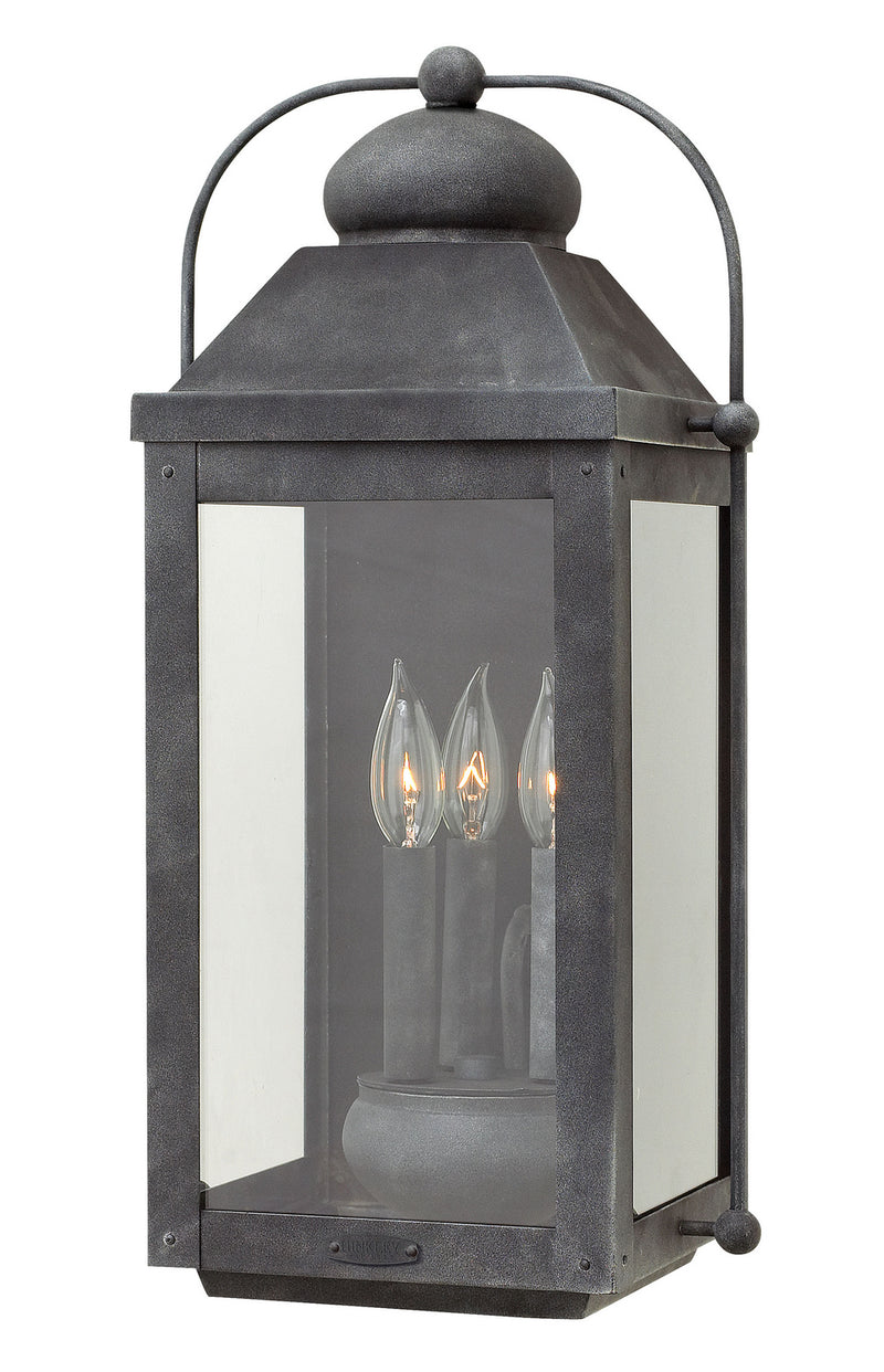 Hinkley 1855DZ-LL LED Wall Mount, Aged Zinc