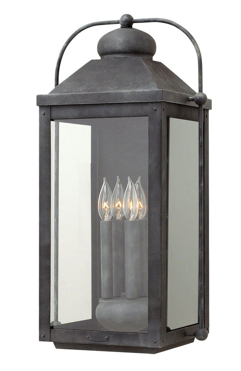 Hinkley 1858DZ-LL LED Wall Mount, Aged Zinc