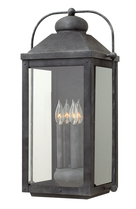 Hinkley 1858DZ-LL LED Wall Mount, Aged Zinc