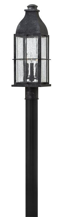 Hinkley 2041GS-LL LED Post Top/ Pier Mount, Greystone