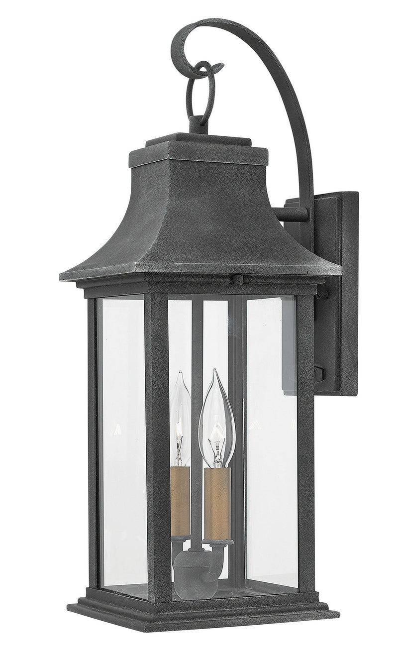 Hinkley 2934DZ LED Wall Mount, Aged Zinc