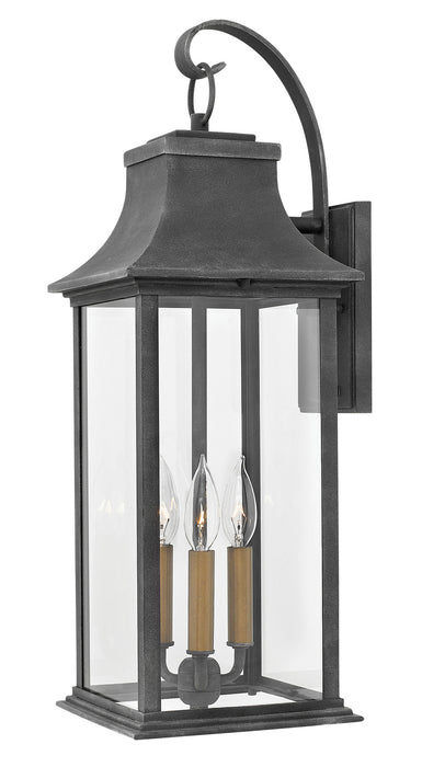 Hinkley 2935DZ LED Wall Mount, Aged Zinc