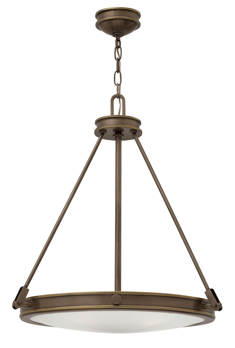 Hinkley 3384LZ LED Pendant, Light Oiled Bronze