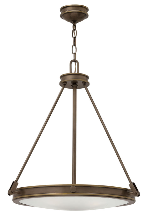 Hinkley 3384LZ LED Pendant, Light Oiled Bronze