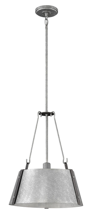 Hinkley 3394GV LED Pendant, Galvanized