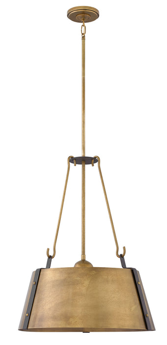Hinkley 3395RS LED Pendant, Rustic Brass