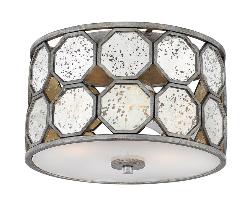 Hinkley 3563BV LED Flush Mount, Brushed Silver
