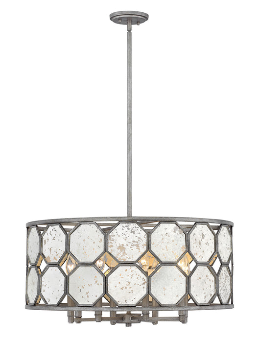 Hinkley 3566BV LED Chandelier, Brushed Silver