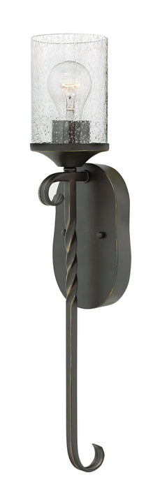 Hinkley 4300OL-CL LED Wall Sconce, Olde Black
