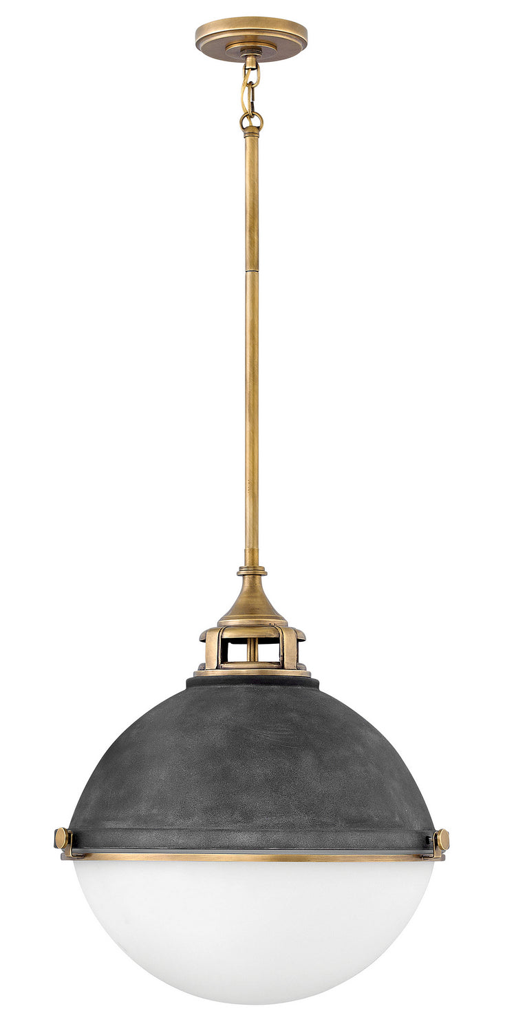 Hinkley 4835DZ LED Pendant, Aged Zinc
