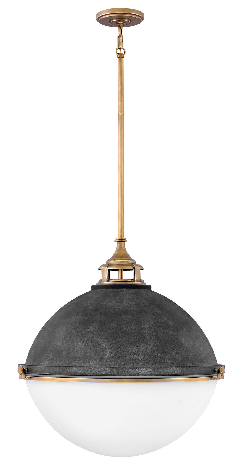 Hinkley 4836DZ LED Pendant, Aged Zinc